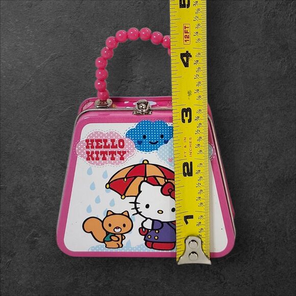 Set of 3 Hello Kitty Mini Tins Sanrio 2010–2012 Peace & Love Rainy Day Kawaii - Picture 10 of 10